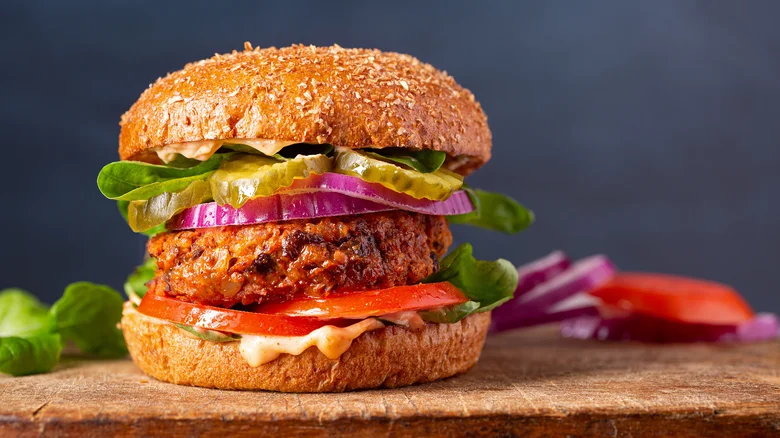 Loaded Veg Cheese Burger